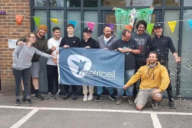 Ten employees from Metricell in Horsham took on the Three Peaks Challenge to raise funds for the Tapestry Day Club SUS-210915-130216001