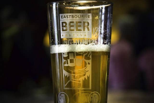 Eastbourne Beer Festival - photo by Graham Huntley SUS-210915-094540001