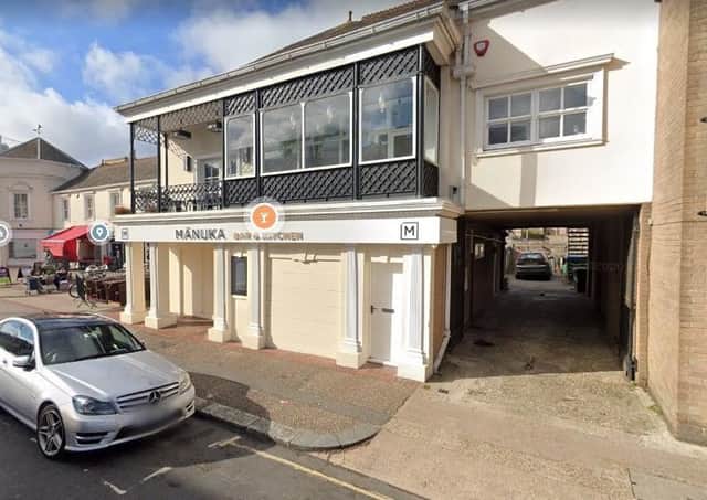 Manuka Bar and Kitchen in Portland Road, Worthing (Photo from Google Maps Street View)