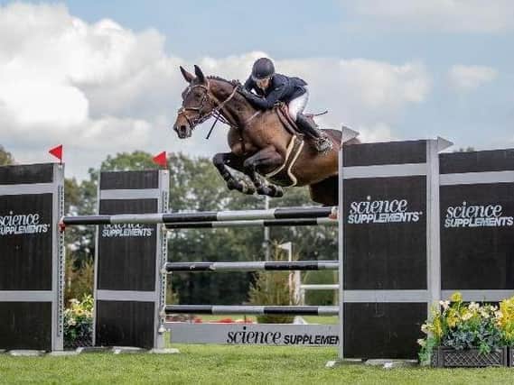 Nicole Lockhead Anderson wins the Science Supplements All England Grand Prix at The Science Supplements All England September Tour, Hickstead. Picture by Elli Birch/BootsandHooves