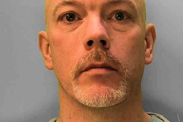 Richard Bright, 49, from Lancing, has been sentenced to nine years imprisonment at Hove Crown Court after admitting to rape of a woman in Worthing. Photo from Sussex Police