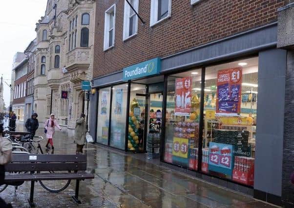Poundland in East Street