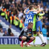 Brighton beat Leicester to go into second place in the Premier League