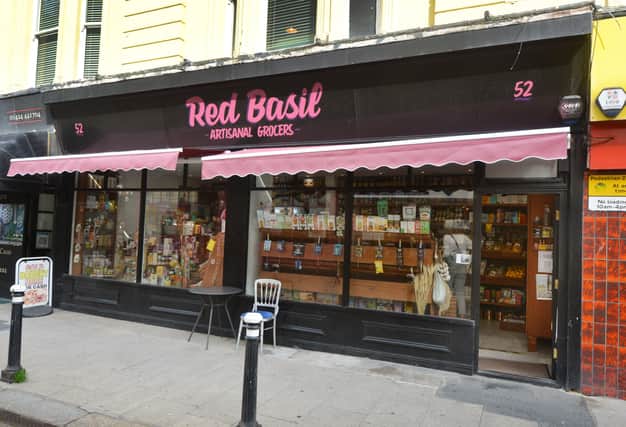 Red Basil Artisanal Grocers, Robertson Street, Hastings. SUS-210920-123825001
