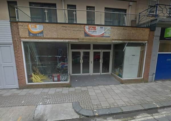 The proposed site of the new Worthing cafe