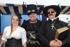 Eastbourne Steampunk Festival 10/9/16 (Photo by Jon Rigby) SUS-161209-111629008