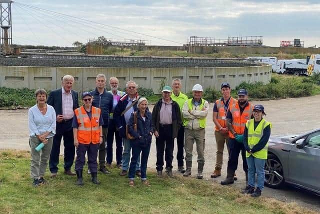 Southern Water agreed to a visit by ten members of the Manhood Peninsula Action Group to their Water Treatment Works at Sidlesham earlier this month.