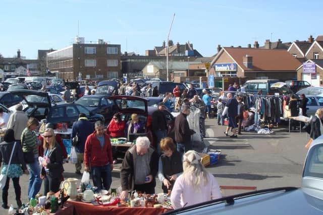 The Horley Car Boot was always a busy event