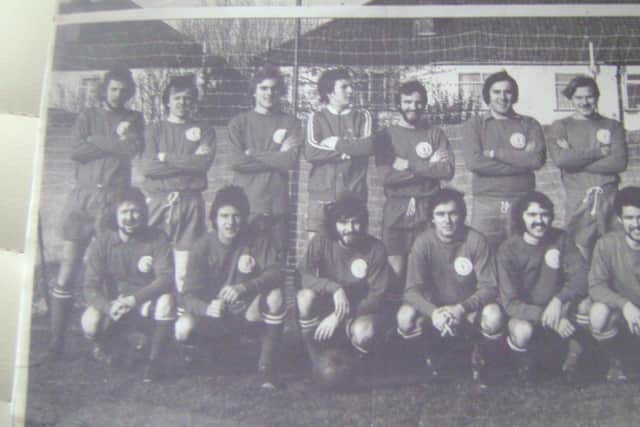Michael's team photo of Thornton Heath United in 1976 SUS-210921-103124001