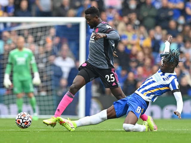 Brighton's Yves Bissouma is a fitness doubt for Palace this Monday