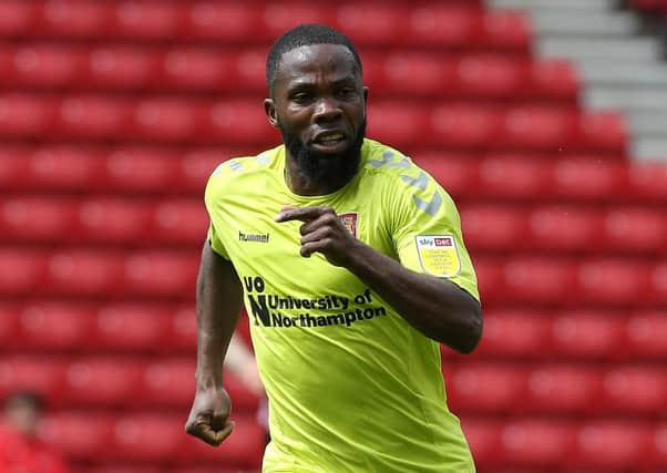 Crawley Town new boy Mark Marshall in action for Northampton Town last season. Picture by Pete Norton/Getty Images