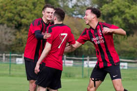 Billingshurst continued their march up the Division One table with a win at Godalming Town on Saturday. Picture by Iain Gibson