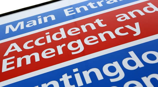 Patients were asked about their experiences at accident and emergency SUS-210922-114031003