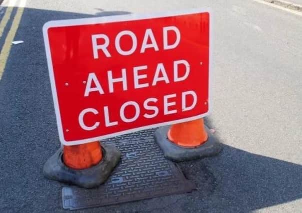 Roads closed in Eastbourne