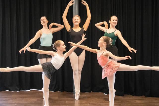 The schoolgirls have worked hard for the chance to star in a production with professional dancers