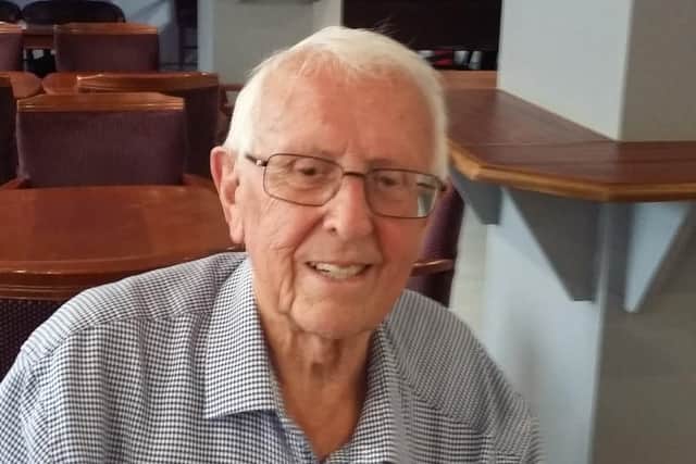 Neil Chalmers, Haywards Heath Social Club's longest serving member of 58 years.