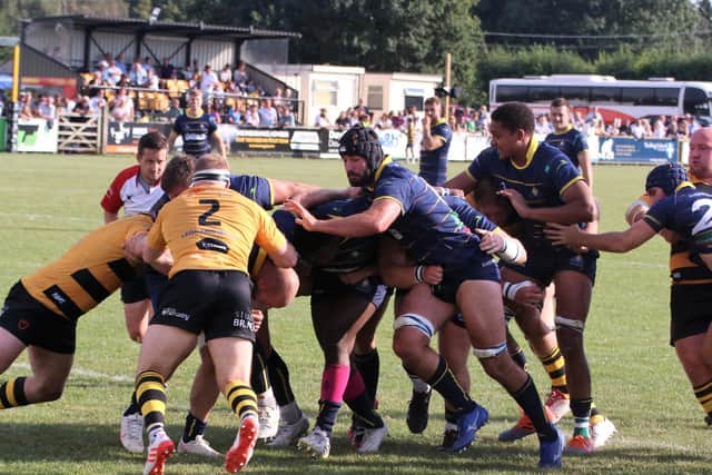 Canterbury v Worthing Raiders action / Picture: Colin Coulson