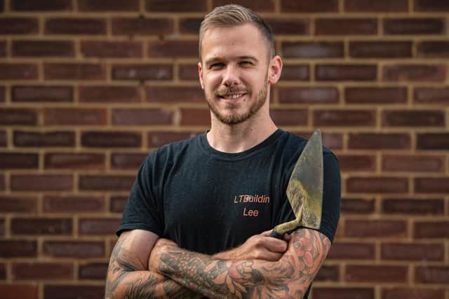 Lee Turner, 34, is celebrating after seeing off hundreds of other tradespeople to reach the final of the renowned Screwfix Top Tradesperson 2021 competition