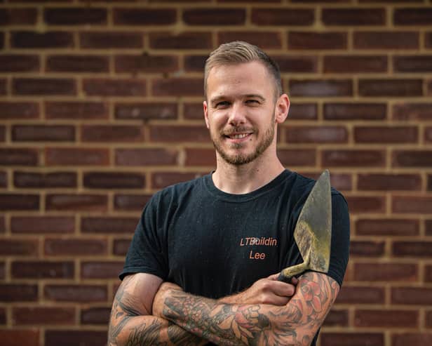 Lee Turner, 34, is celebrating after seeing off hundreds of other tradespeople to reach the final of the renowned Screwfix Top Tradesperson 2021 competition