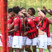 Lewes’ 4-0 win at ten-man Brightlingsea Regent on Saturday in the Isthmian Premier completed a good week for the club, accoriding to manager Tony Russell. Picture by James Boyes