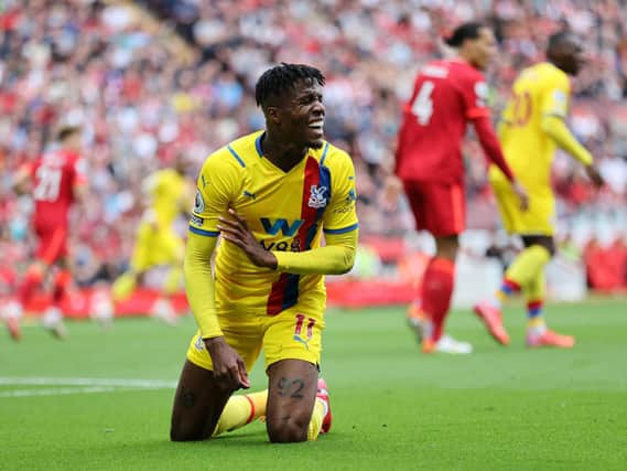Wilf Zaha has been a constant thorn in Brighton's side