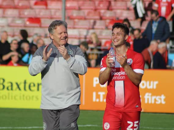 Crawley Town had '11 star men' on the pitch in Saturday's 2-1 win over pre-season promotion favourites Bradford City, according to defender Nick Tsaroulla. Picture by Cory Pickford