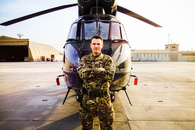 Richard Jones currently serves in the army. Picture from Champions UK PLC SUS-210927-090816001