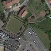 The footpath runs between the Freedom Leisure Centre car park and Reef Way development. Photo from Google Maps. SUS-210927-143929001