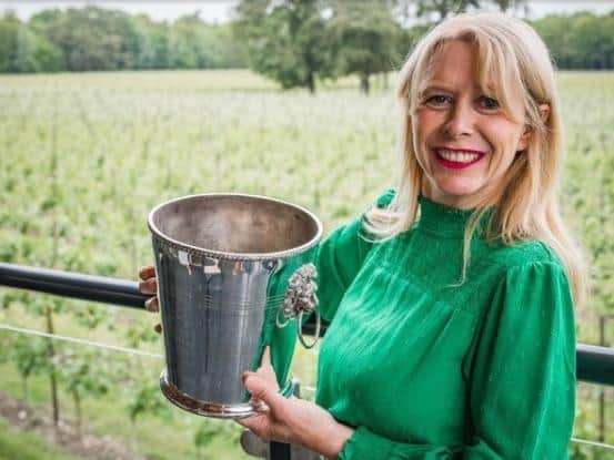 Gail Gardner, from Ashling Park – a vineyard near Funtington, Chichester – said supermarket shortages would be a 'great opportunity to try English wine'