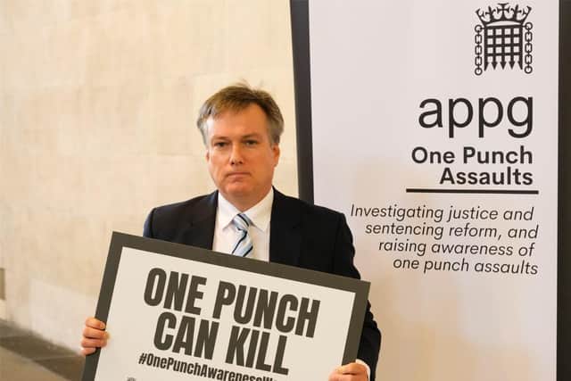 Henry Smith MP was among a number of parliamentarians who came together this week to raise awareness of 'One Punch assaults', as a part of One Punch Awareness Week