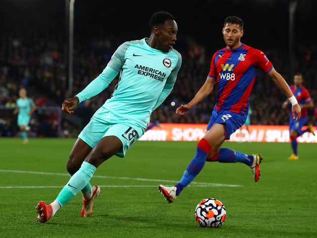 Danny Welbeck suffered another hamstring issue at Crystal Palace