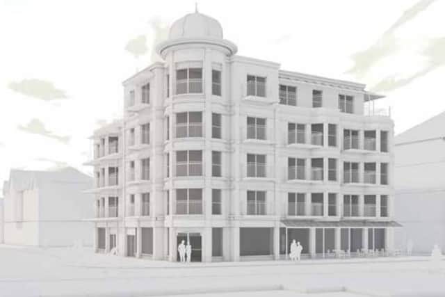 Proposed design of the flats fronting on to The Esplanade