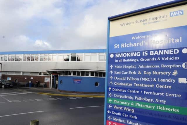 St Richard's Hospital in Chichester is one of the sites that will be affected