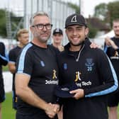 Tom Haines, recently made skipper of the championship and one-day cup side, receives his county cap / Picture: Sussex Cricket