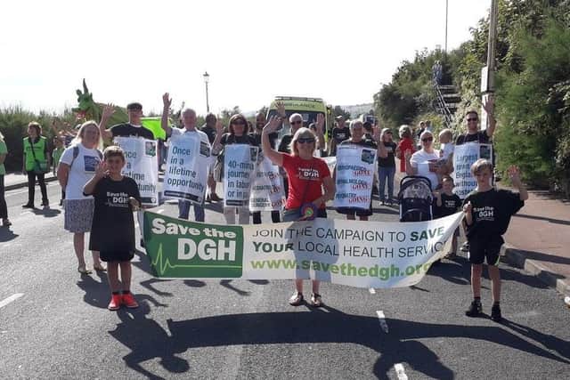 Save the DGH campaigners at Eastbourne Sunshine Carnival SUS-210930-135753001