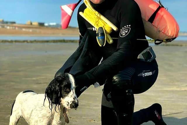 West Sussex diver Steve Allnutt
Photo courtsey of Steve Allnutt