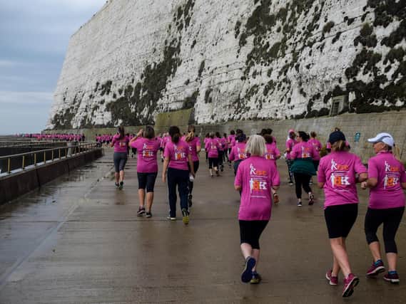 A previous RISE 8K Undercliff Run for Women