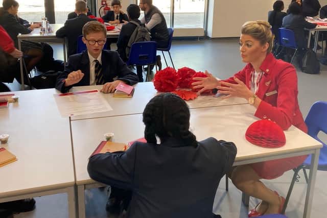 As part of the collaboration, this pioneering year-long programme has been created to ensure young people from its three partner schools - which includes Thomas Bennett Community College - see the entire breadth of the aviation industry.