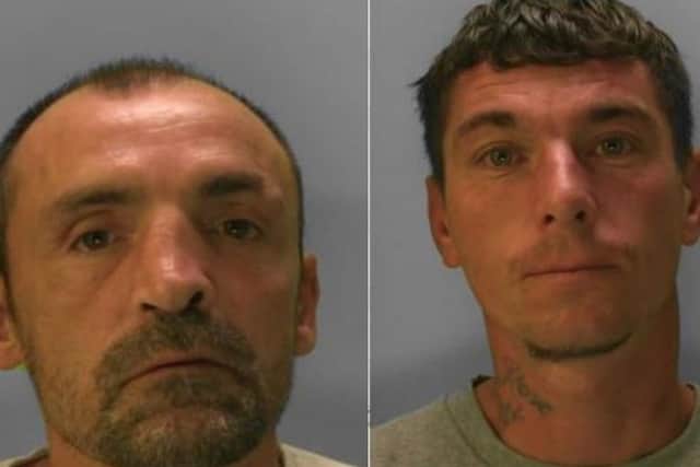 William Brazil and Amos Smith. Photo from Sussex Police. SUS-210110-114220001