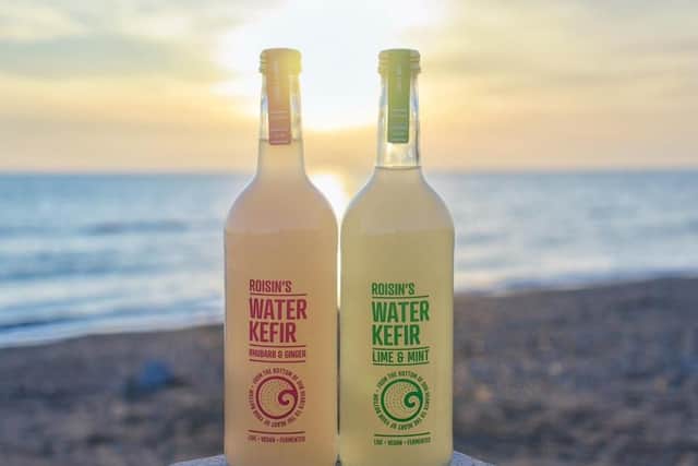 Roisin is a finalist at the Great British Entrepreneur’s Awards for her holistic health business serving water Kefir. Photo from Wilding Water Kefir