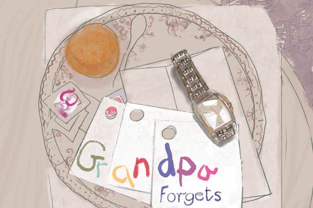 Suzi Lewis-Barned's new book Grandpa Forgets is illustrated by Sophie Elliot.