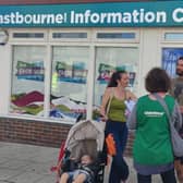 Greenpeace volunteers in Eastbourne. SUS-210110-145706001