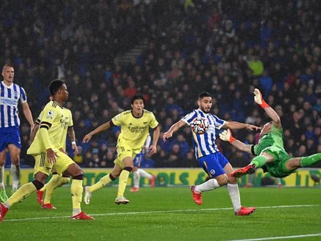 Brighton played well at the Amex Stadium but struggled to find a way through Arsenal's defence
