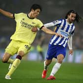 Marc Cucurella was making just his fourth appearance for Brighton since joining for £15.4m from Getafe