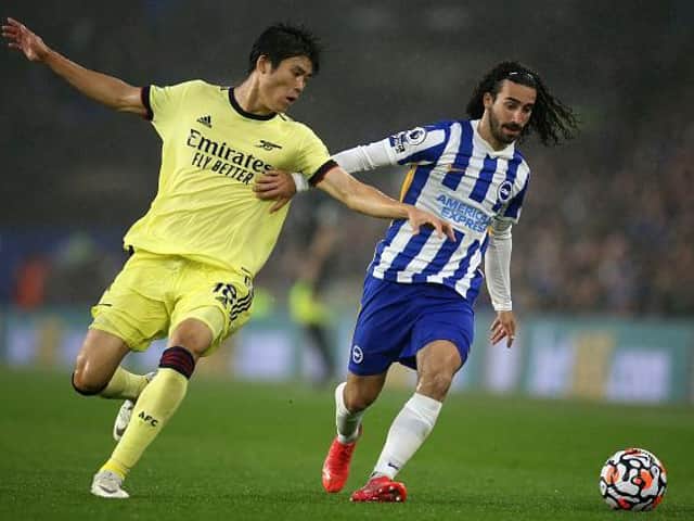 Marc Cucurella was making just his fourth appearance for Brighton since joining for £15.4m from Getafe