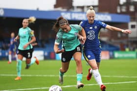 Brighton made Chelsea work hard for their WSL victory at Kingsmeadow today