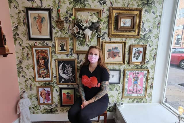 Owner of Electric Lady Tattoo, Aimee Luckham