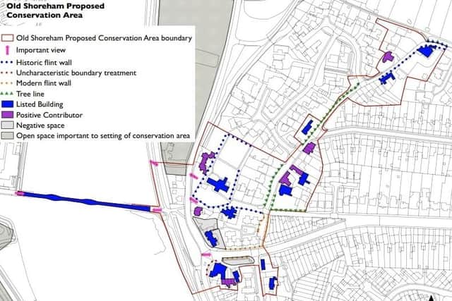 Proposed Old Shoreham conservation areaProposed Old Shoreham conservation area