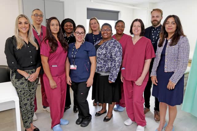 The Sussex Downs Fertility Clinic Eastbourne team. Photo by: Southern News & Pictures. SUS-210510-170329001