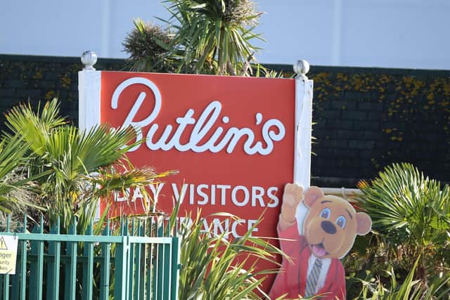 A controlled explosion took place in the Butlin's car park today. Photo: Eddie Mitchell